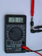 Digital voltmeter to measure car adapter