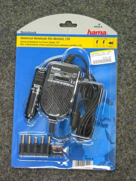 Hama Car Adapter: Caution!
Plugs that are not protected against polarity reversal. 5 out of 7 plugs are also of an elongated design, which have a high chance of breaking quickly when used in the car.