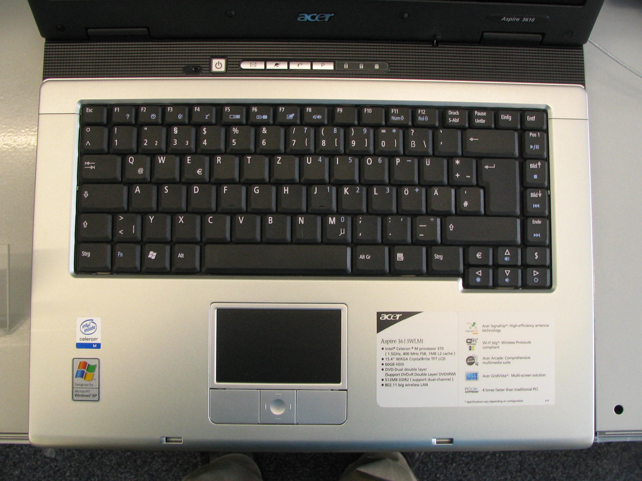 Acer aspire 3613 обзор