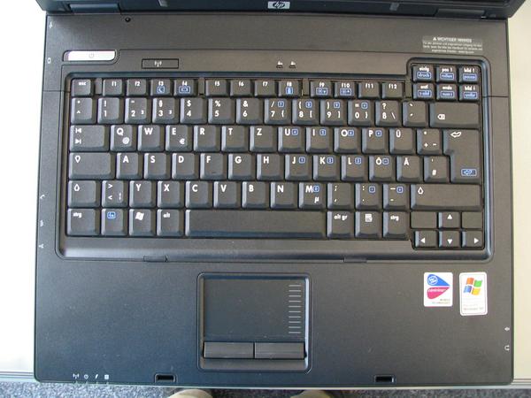 Tastatur hp Compaq nx6110
Übersicht über das Tastaturlayout von 12 aktuellen Notebooks - Dezember 2005.