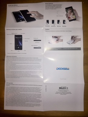 Doogee X5 vs Huawei Ascend P6 Photo von DIN A4 Seite
Die Bedienungsanleitung vom Doogee X5 ist besonders klein gedruckt, ein Photo davon daher eine besondere Herausforderung an die Kamera.
Bild 2