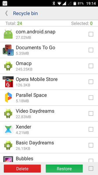 Deinstallieren am Doogee X5 MAX pro Android 6
In Settings -> Apps sah man da immer nur “Deaktivieren“ in grau. Doch wenn man root hat und den Deinstallierer, kann man alles unerwünschte löschen.
Bild 1